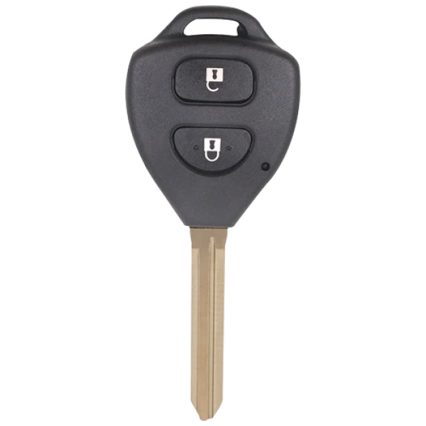 Toyota 2 button Remote Key Shell support in Axzio Hiace Rav4 and other cer